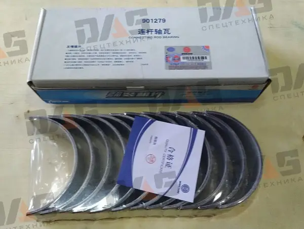 Вкладыши шатунные стандарт WD615 к-кт на ДВС оригинал