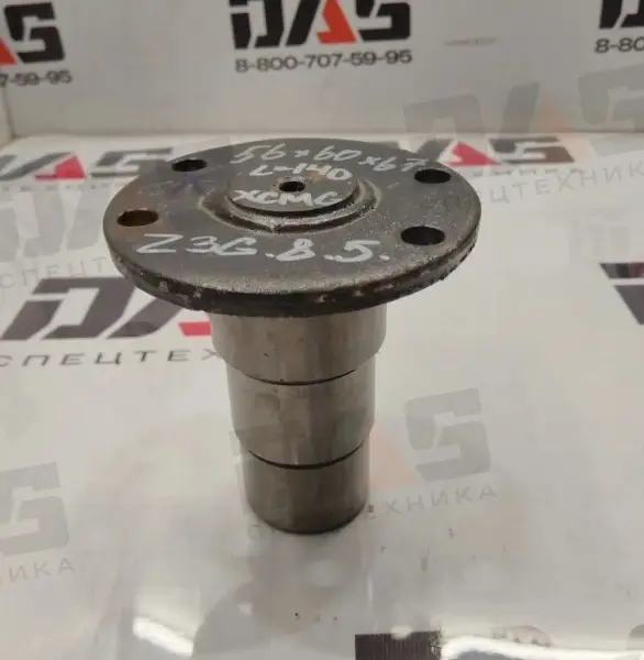 Палец D=56х60х67 мм, L=140 мм (соединения рамы нижний) ZL30G