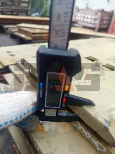 Нож ковша Lonking 84C (2460х200х16) с отверстиями 18 шт М20*60